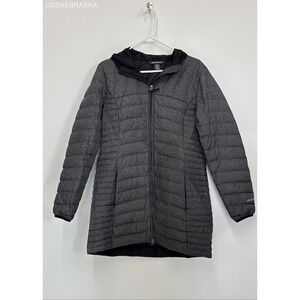 Eddie Bauer Gray CirrusLite Down Parka w/ Hood, Women's - Size L